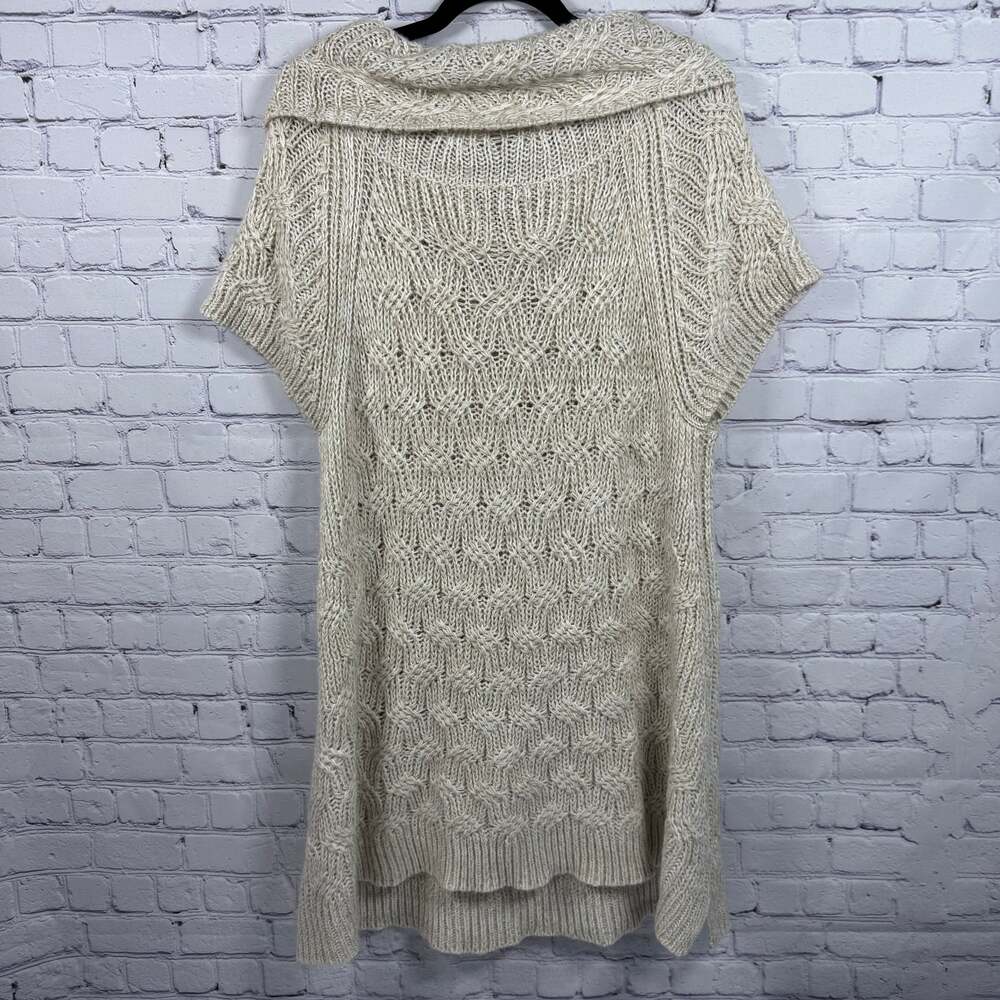 Worthington Lightweight Cable Knit Cowl Neck Sweater Dress Size 3X - Picture 2 of 6